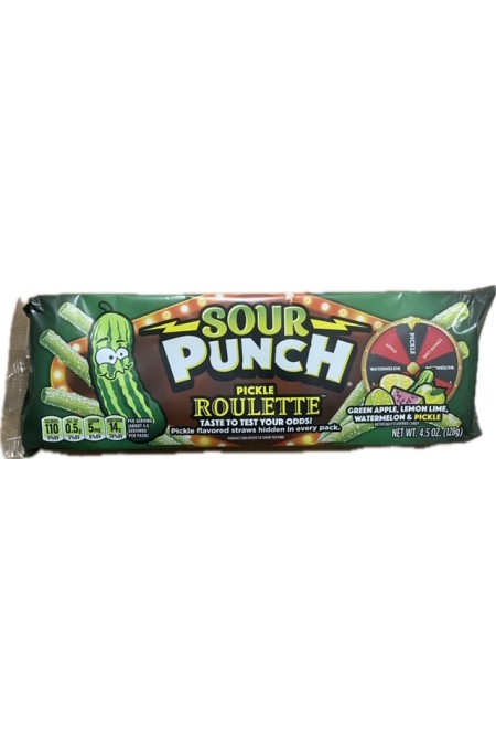 Sour punch pickle roulette